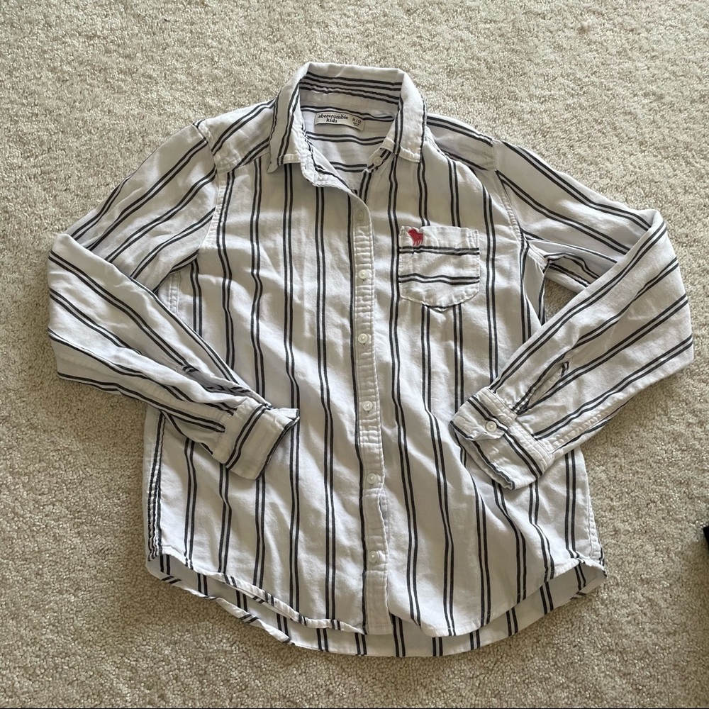 Abercrombie kids Button down long sleeve shirt